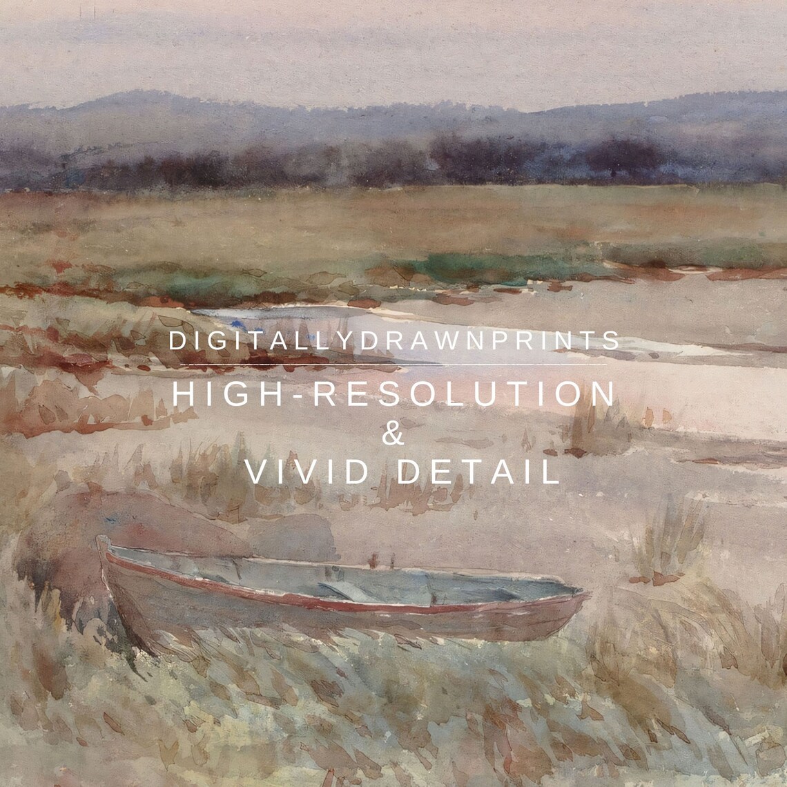 Muted Coastal Wall Print, Beach House Decor - Image 2