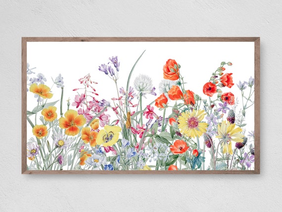 Spring Flowers Farmhouse Easter Art Print
