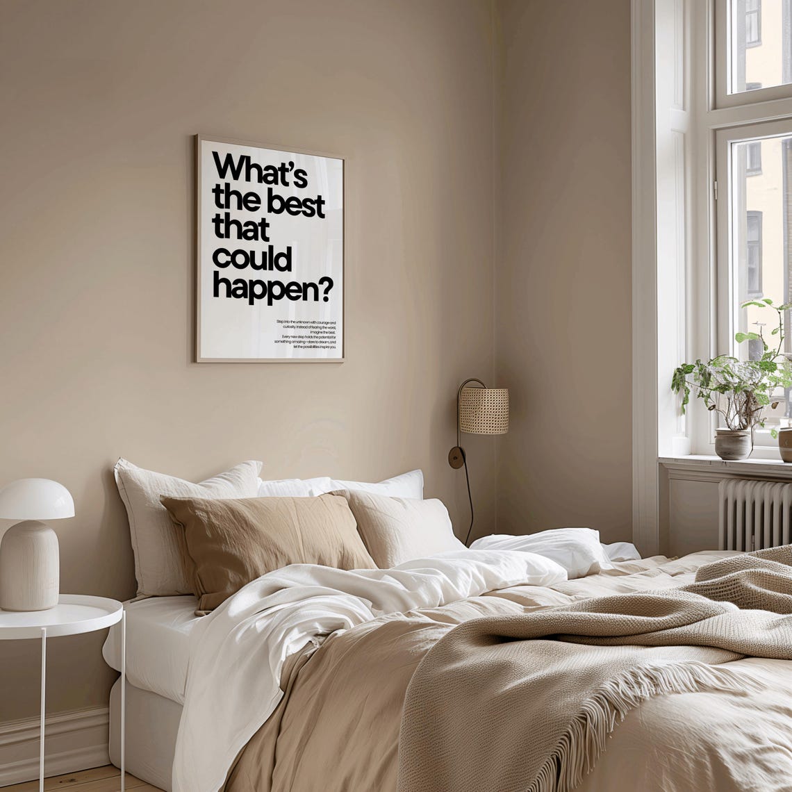 What’s The Best That Could Happen, Motivational Print - Image 3