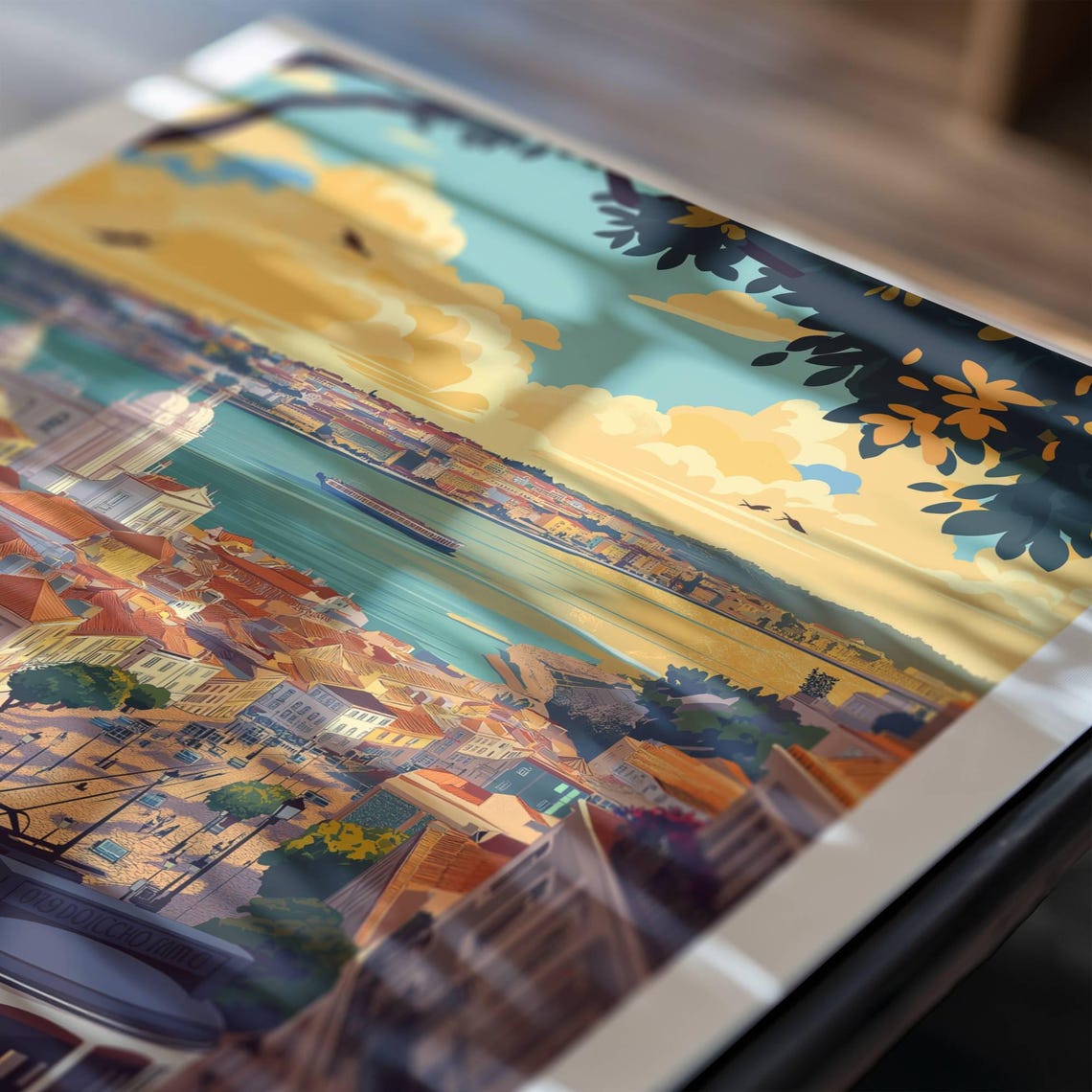 Lisbon Charming Cityscape Travel Poster - Image 2
