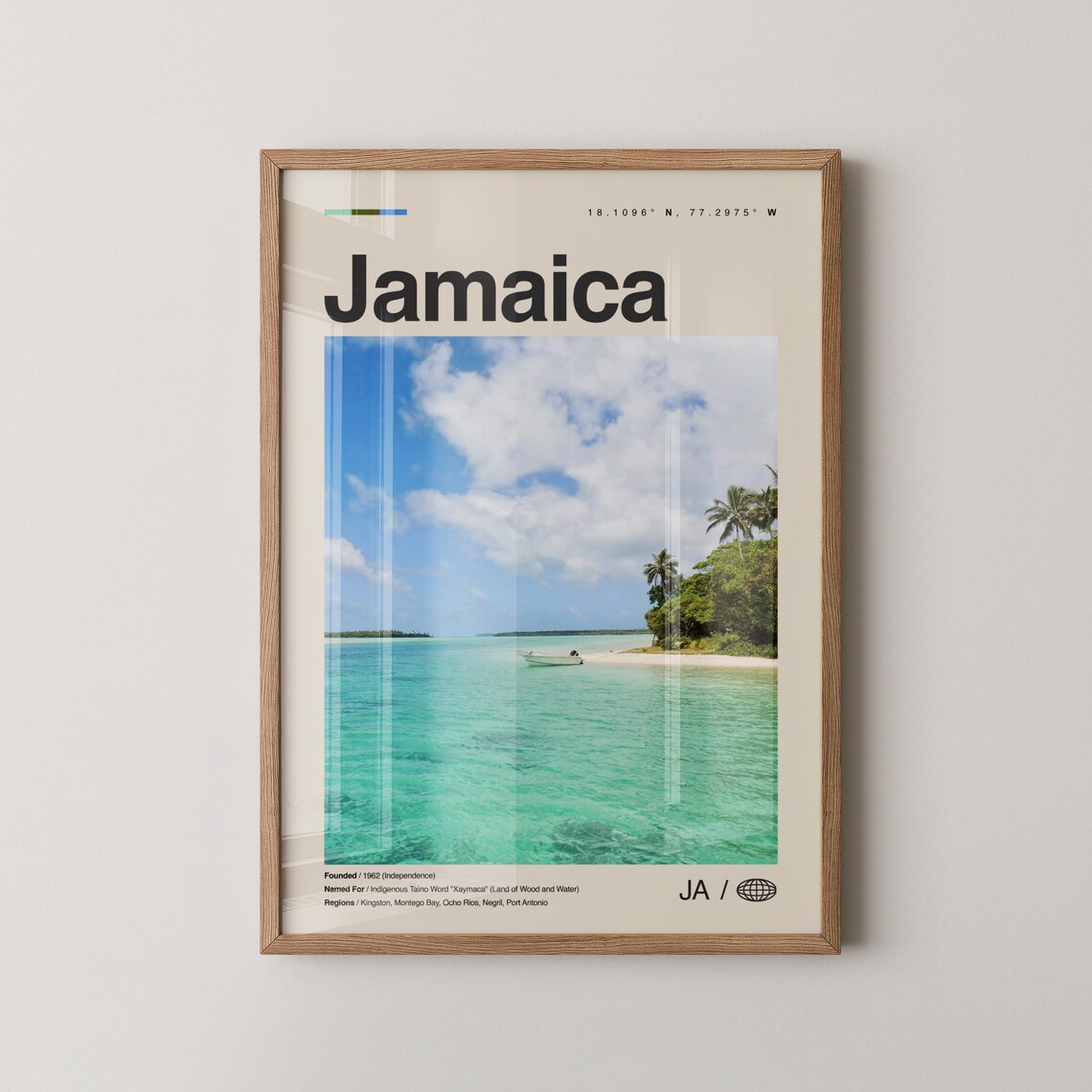 Jamaica Caribbean Turquoise Beach Island Photography Wall Art