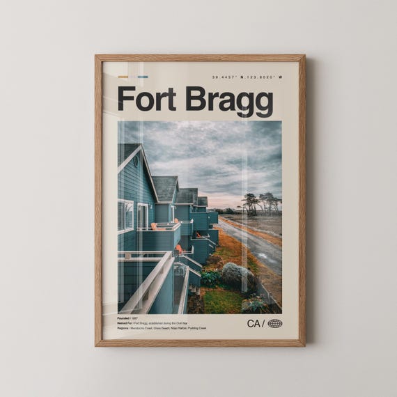 Fort Bragg Print Wall Art Poster Photo Glass Beach Mendocino Coast Botanical Gardens Noyo