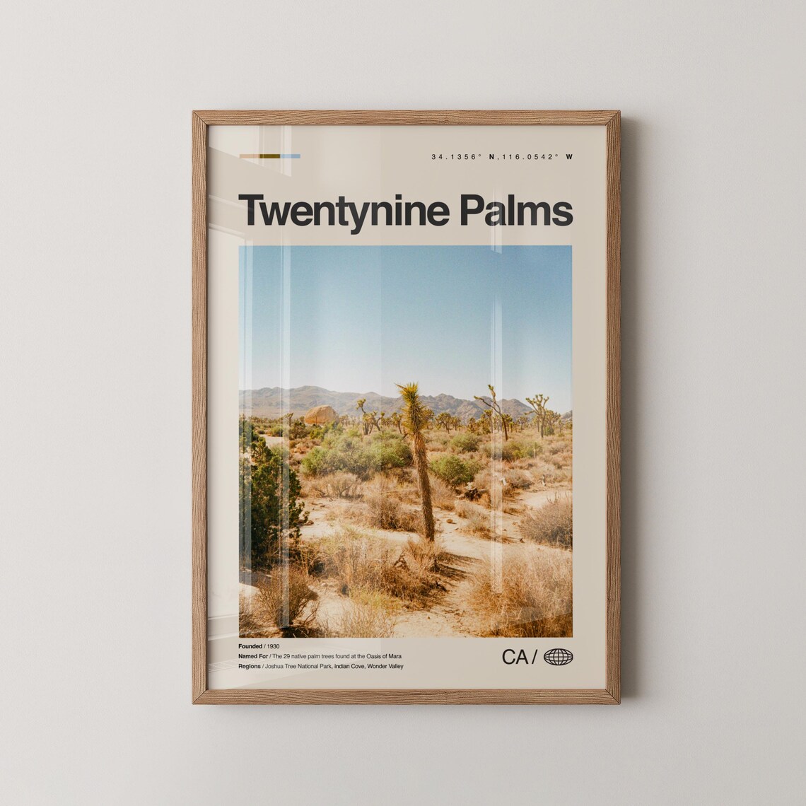 Twentynine Palms Joshua Tree National Park Art Print