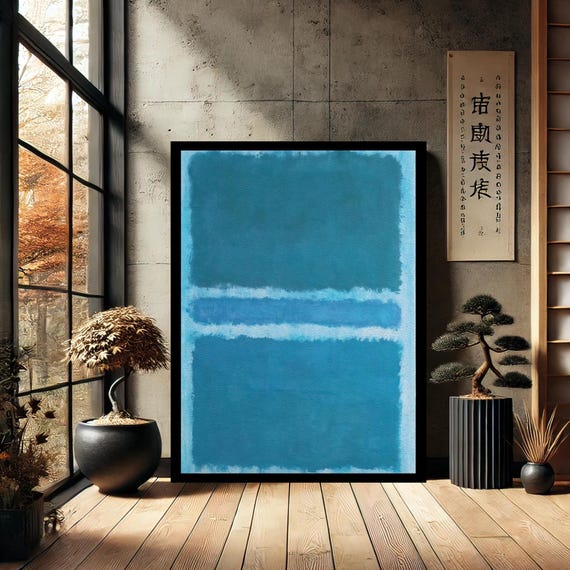 Mark Rothko Minimalist Canvas Print Painting Wall Art Reproduction Abstract Modern Home Decor