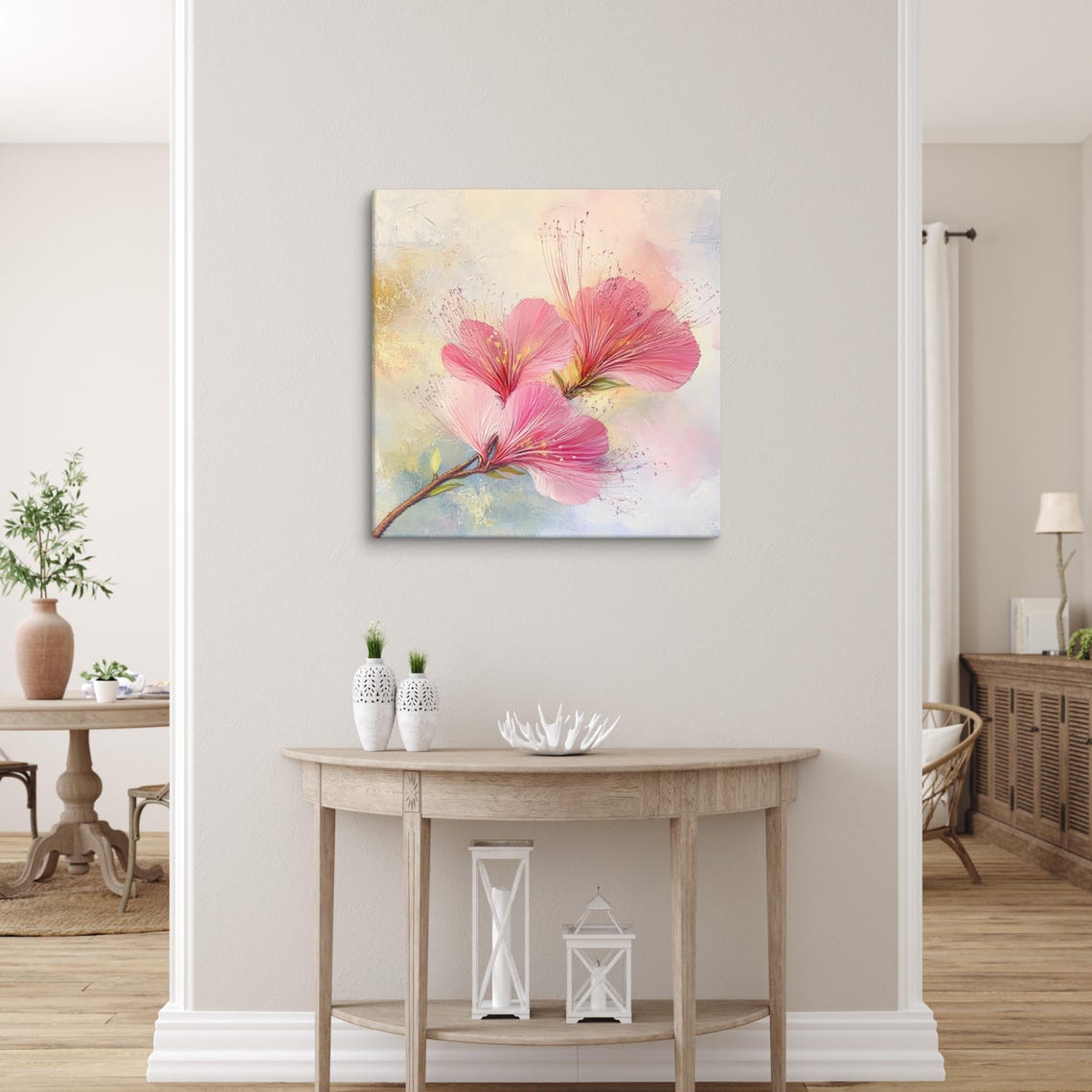 Albizia Flower Painting Print Silk Plant Print Flower Wall Art Large Wall Art Albizia Art Print Flower Home Decor - Image 5