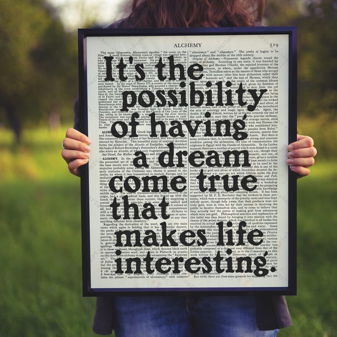 Paulo Coelho Possibility Of A Dream Come True The Alchemist Quote Poster - Image 3