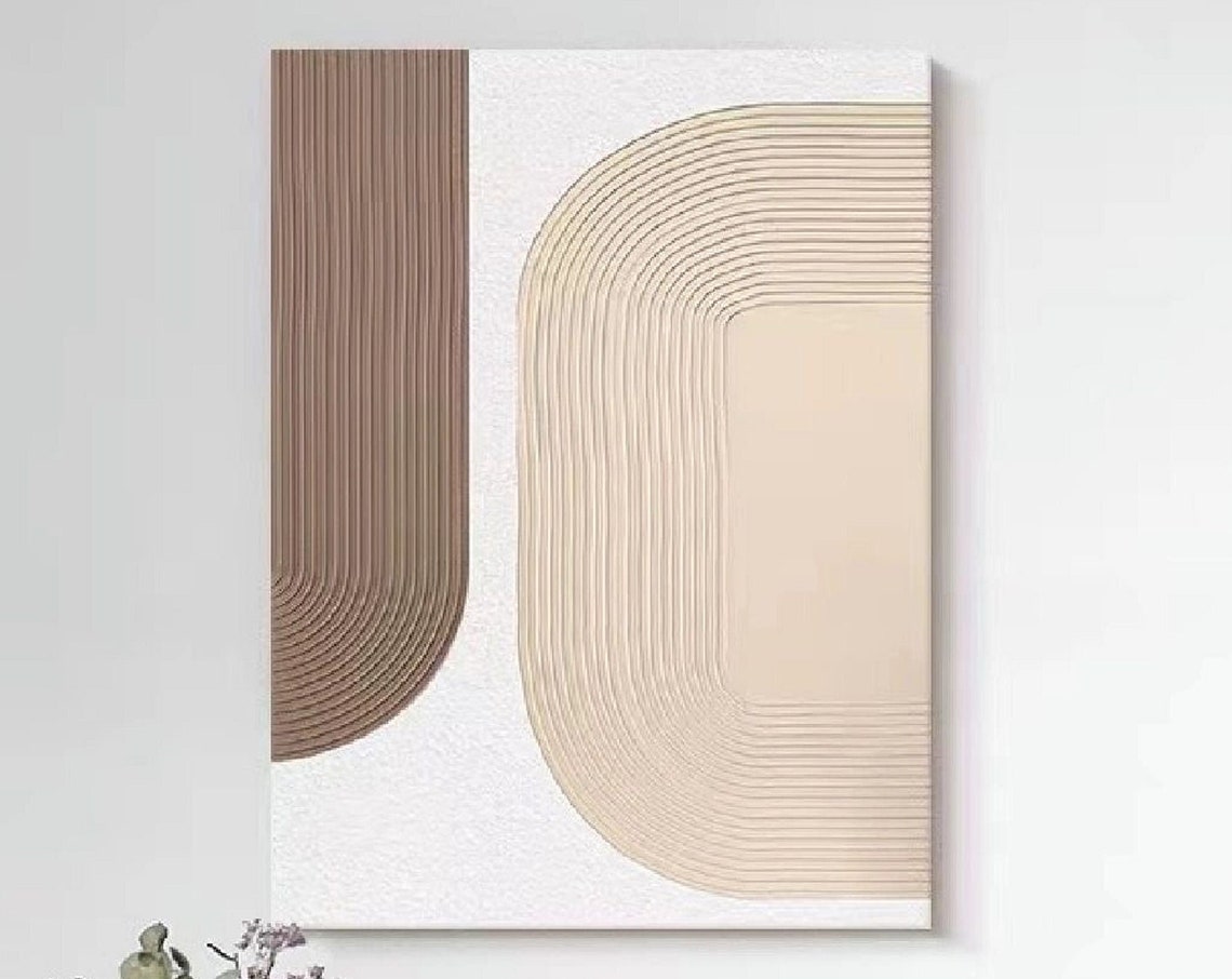 Beige Arch Textured Wall Art Beige Wall Art Wabi Sabi Beige Wall Art Beige Painting Beige Abstract Art Beige Wall Art Beige Minimalist Art