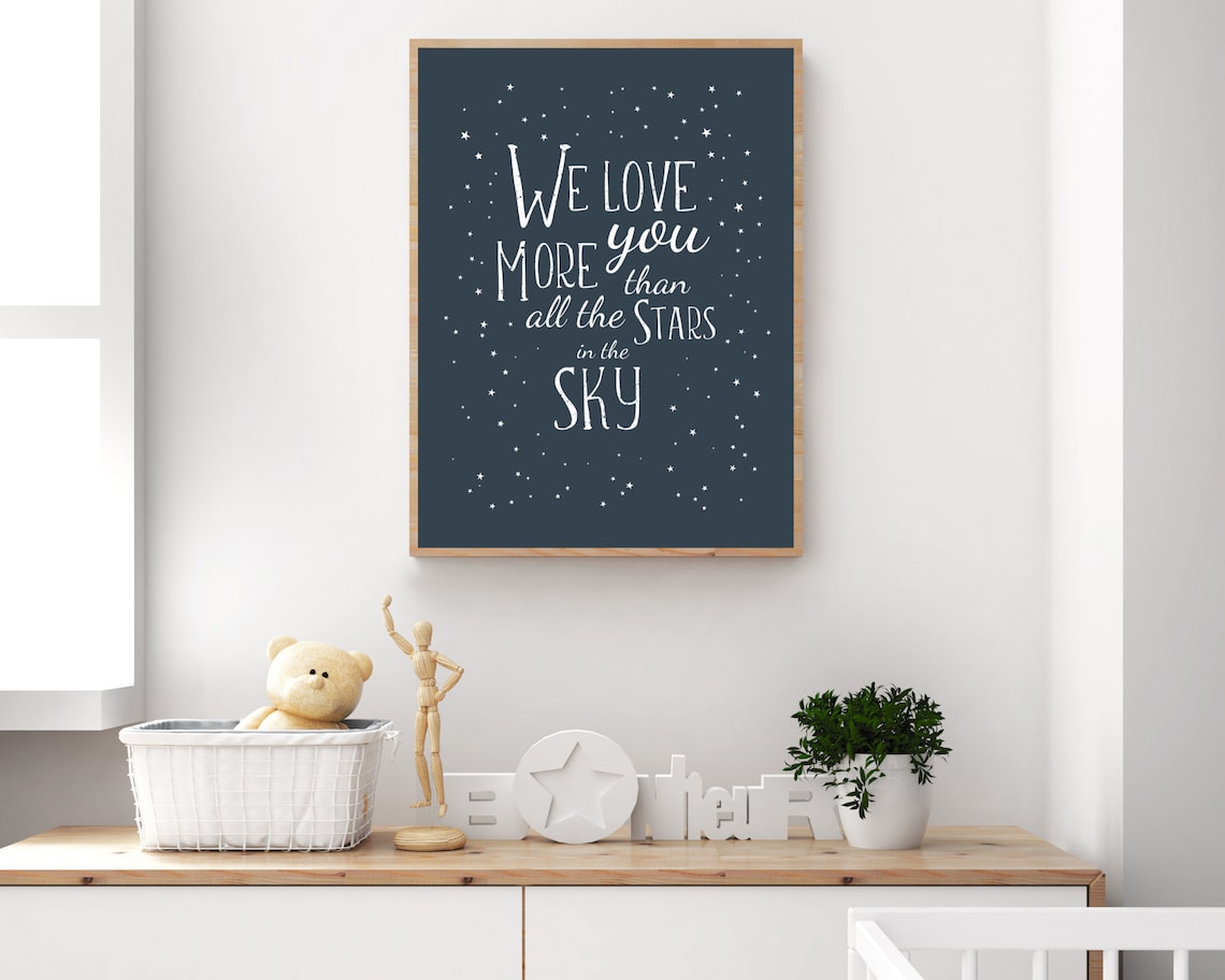 Space Nursery Print, Outer Space Kids Room Art Print - Image 4