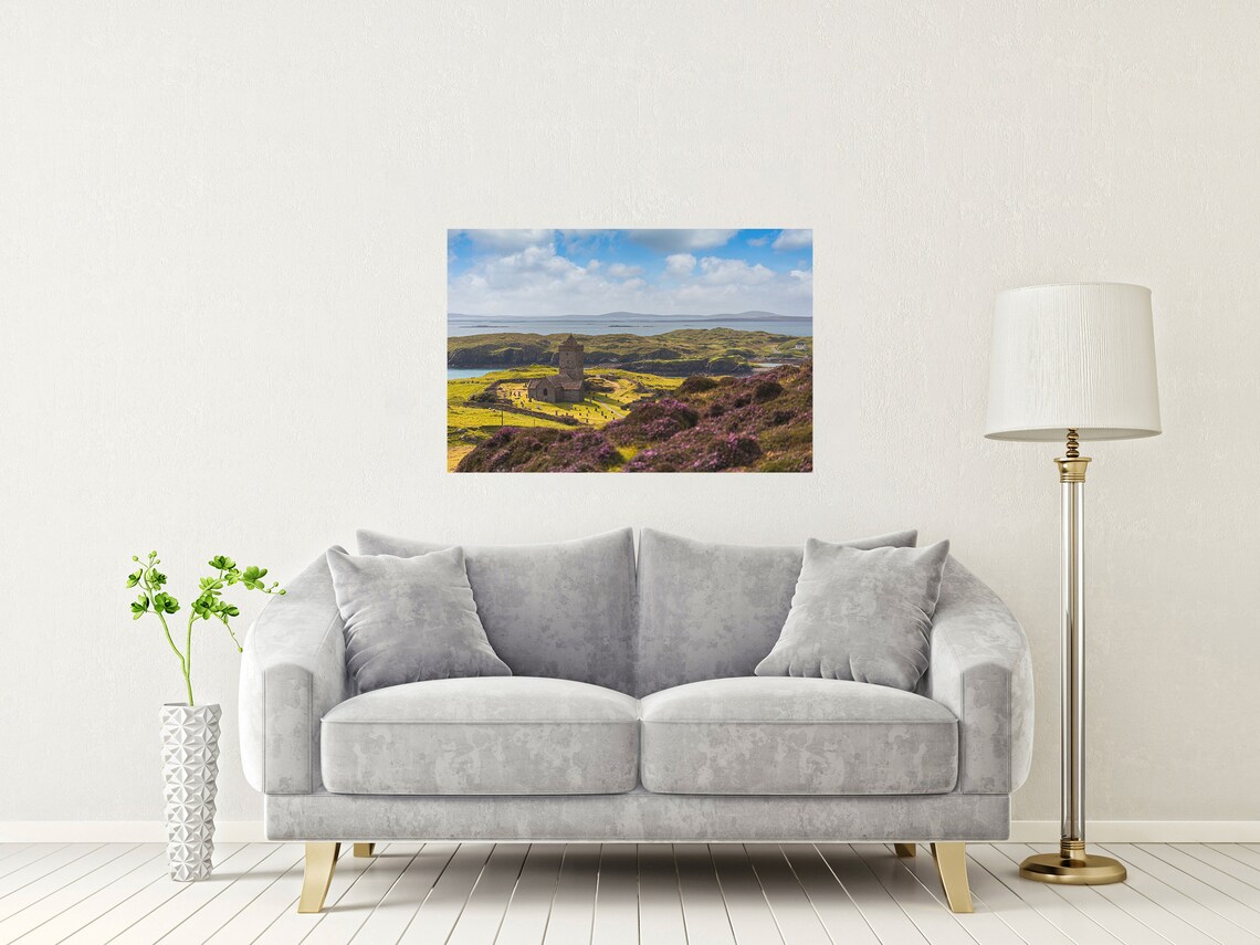 St Clements Church Rodel Isle Of Harris Scotland Coast Poster - Image 2