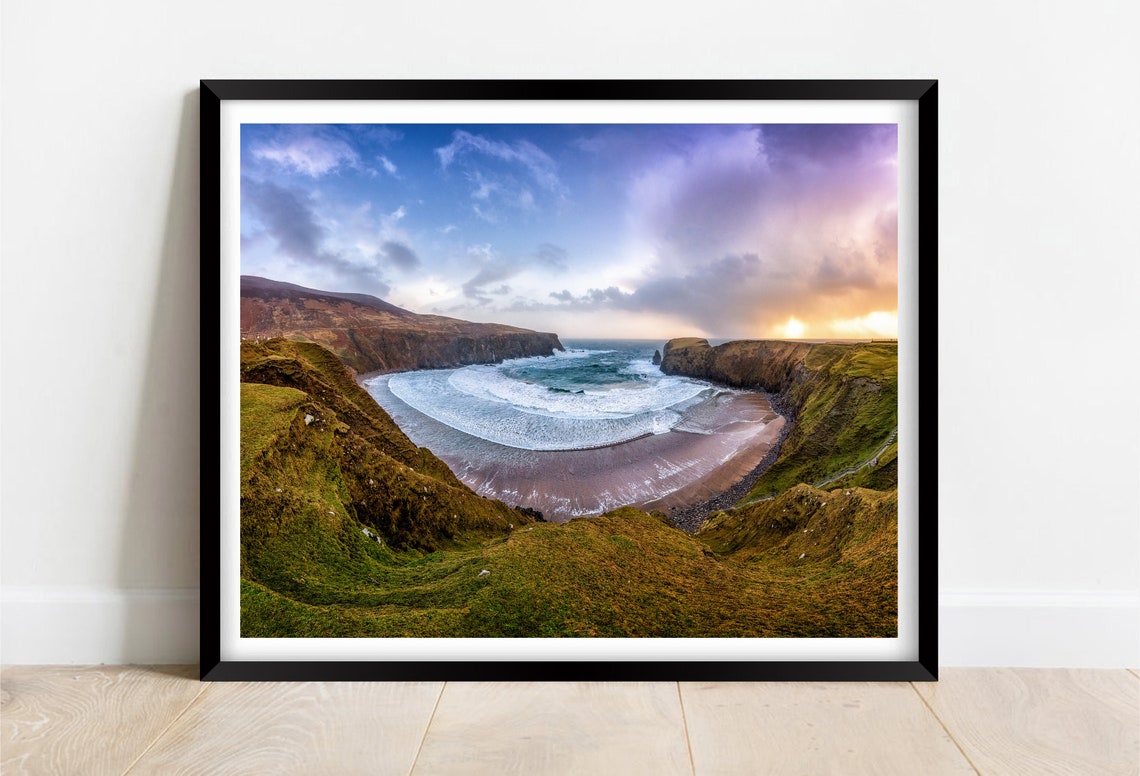 Glencolumbkille County Donegal Republic Of Ireland Limited Edition Print Photography Wall Art Exclusive Print Poster Photo Ire
