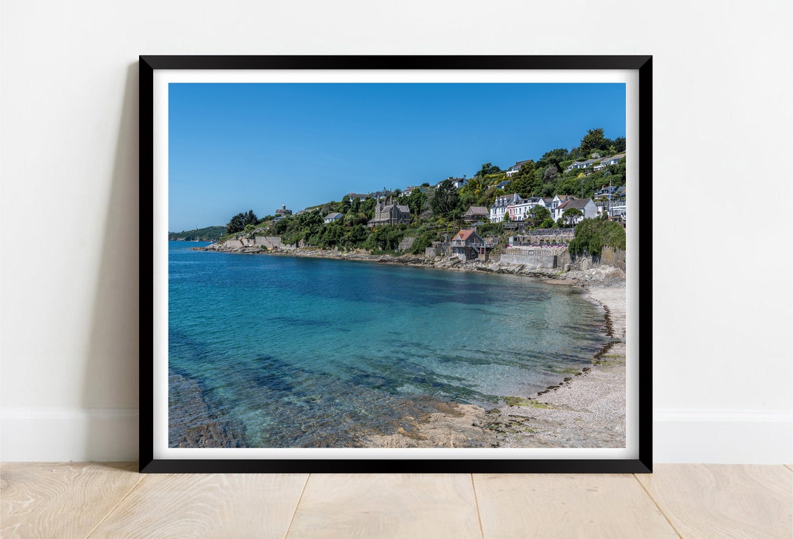 St Mawes Roseland Peninsula Cornwall Waterfront Village Poster