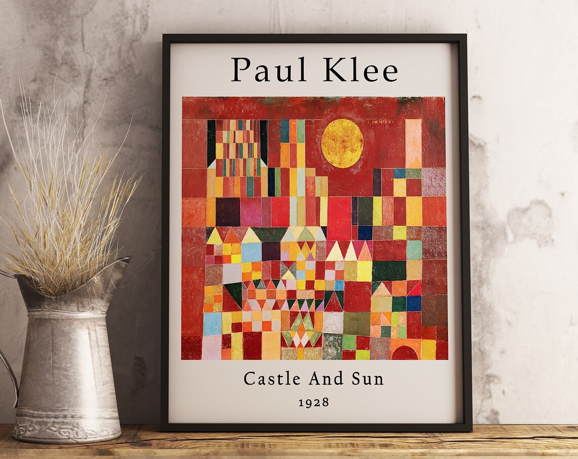 Paul Klee Castle And Sun Exhibition Poster - Image 3