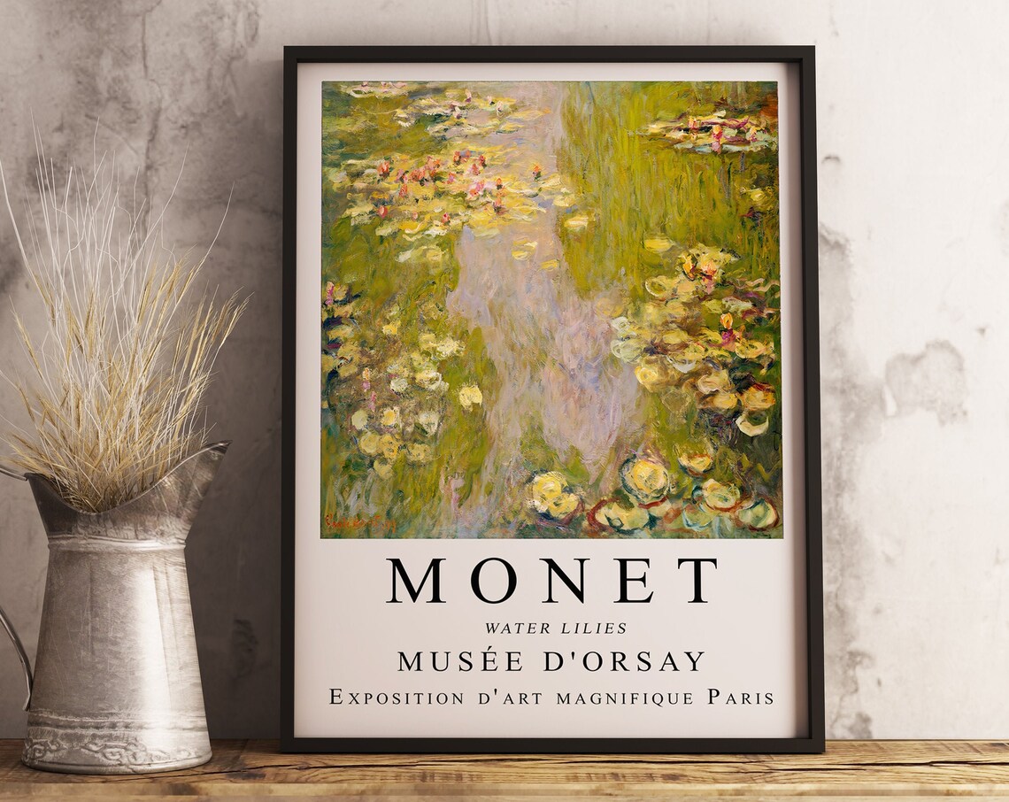Claude Monet Water Lilies Musee d Orsay Paris Exhibition Poster - Image 3