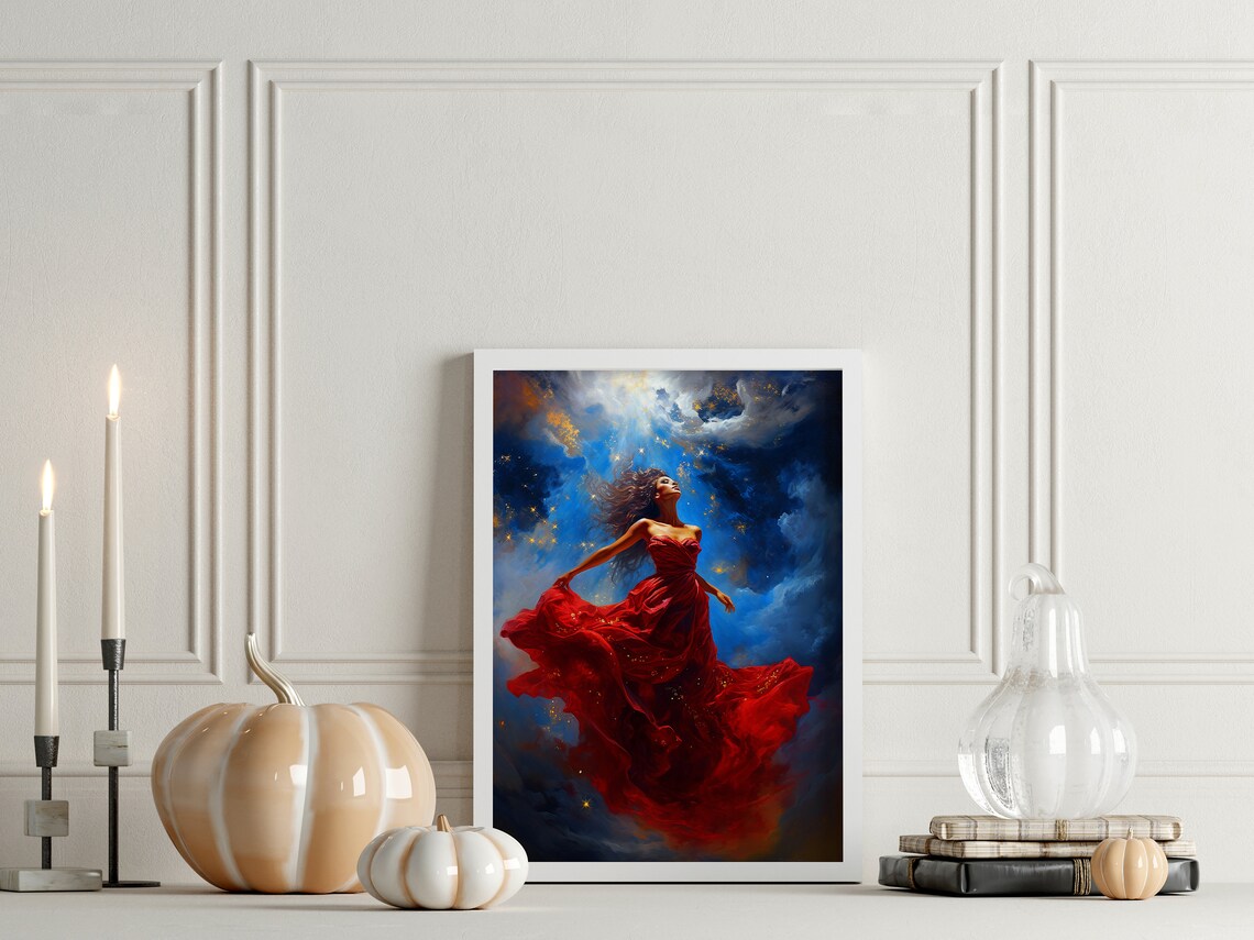 Resurrected Enchantress, Oil Painting Art Print - Image 3