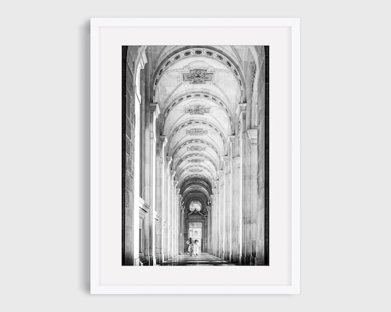 Paris Louvre Photography, French Travel Art Print
