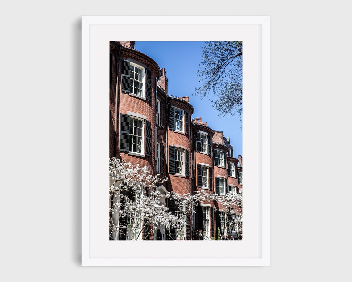 Boston Hanover Street North End Travel Poster