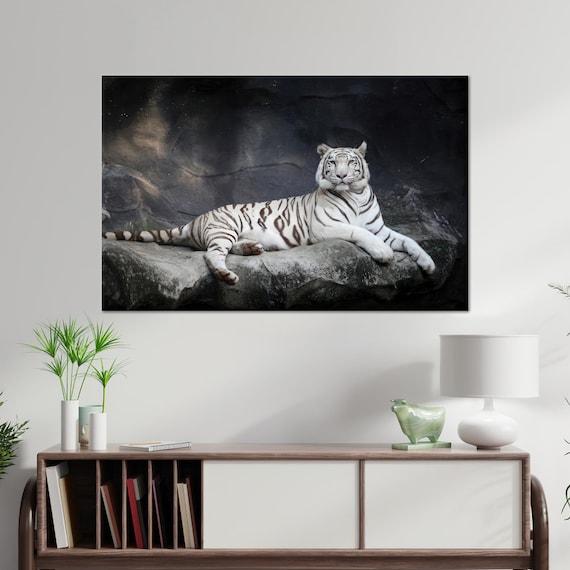 Tiger Farmhouse Wall Art Gift For Her