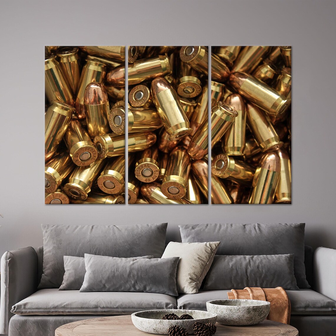 Bullet Painted Glass, Modern Minimalist Wall Art - Image 3