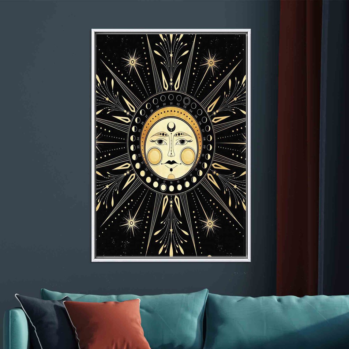 Chiromancy Art Horoscope Zodiac Poster, Gift For Him - Image 4