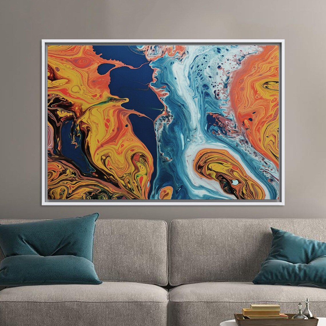 Abstract Glass Decor, Modern Grandma Gift
