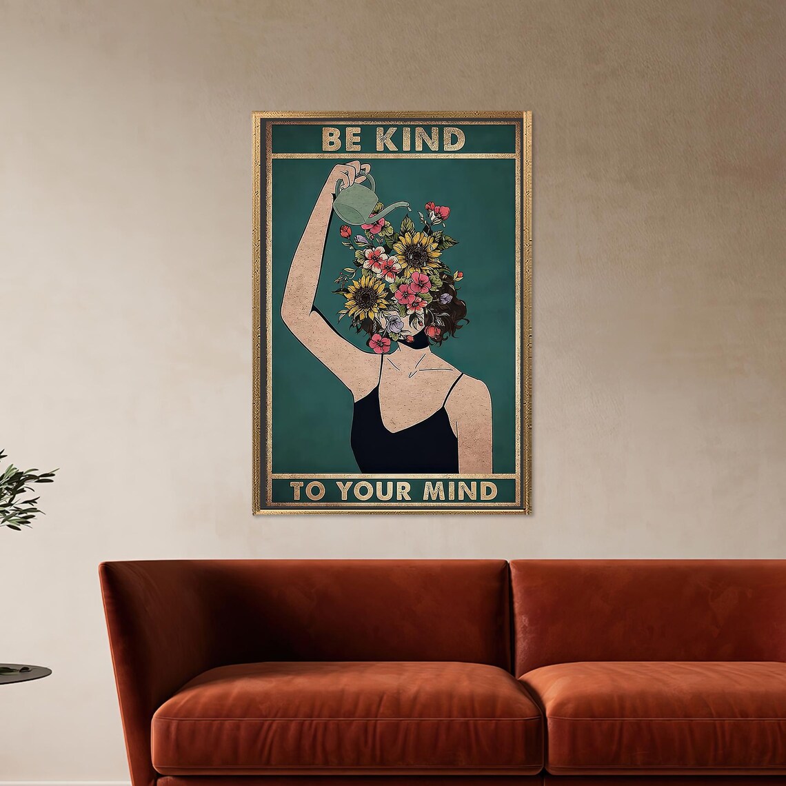 Be Kind To Your Mind Woman, Modern Art Print - Image 2