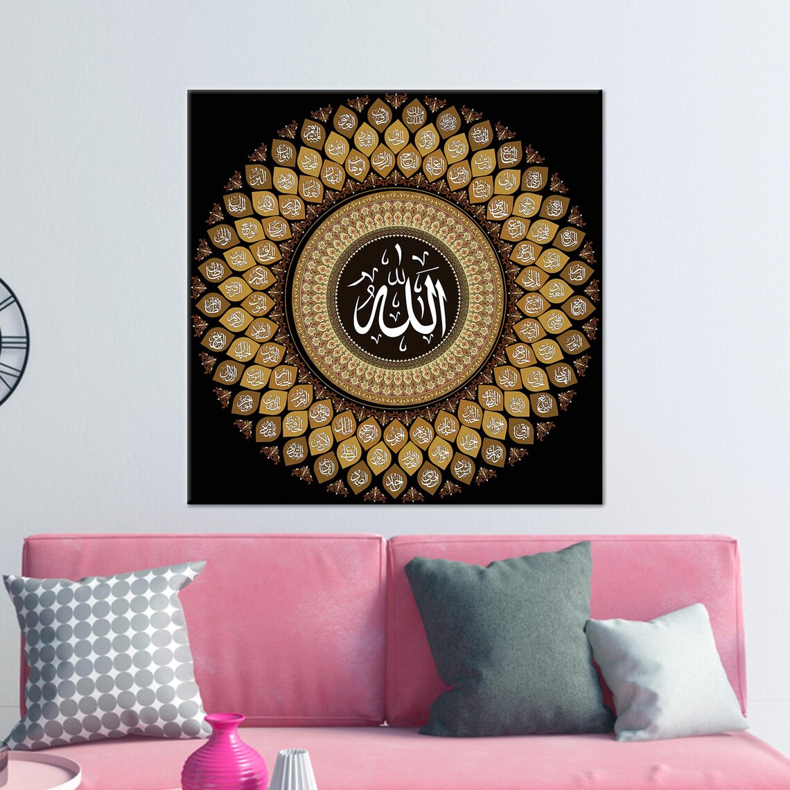 99 Names Of Allah, Contemporary Glass Art - Image 4