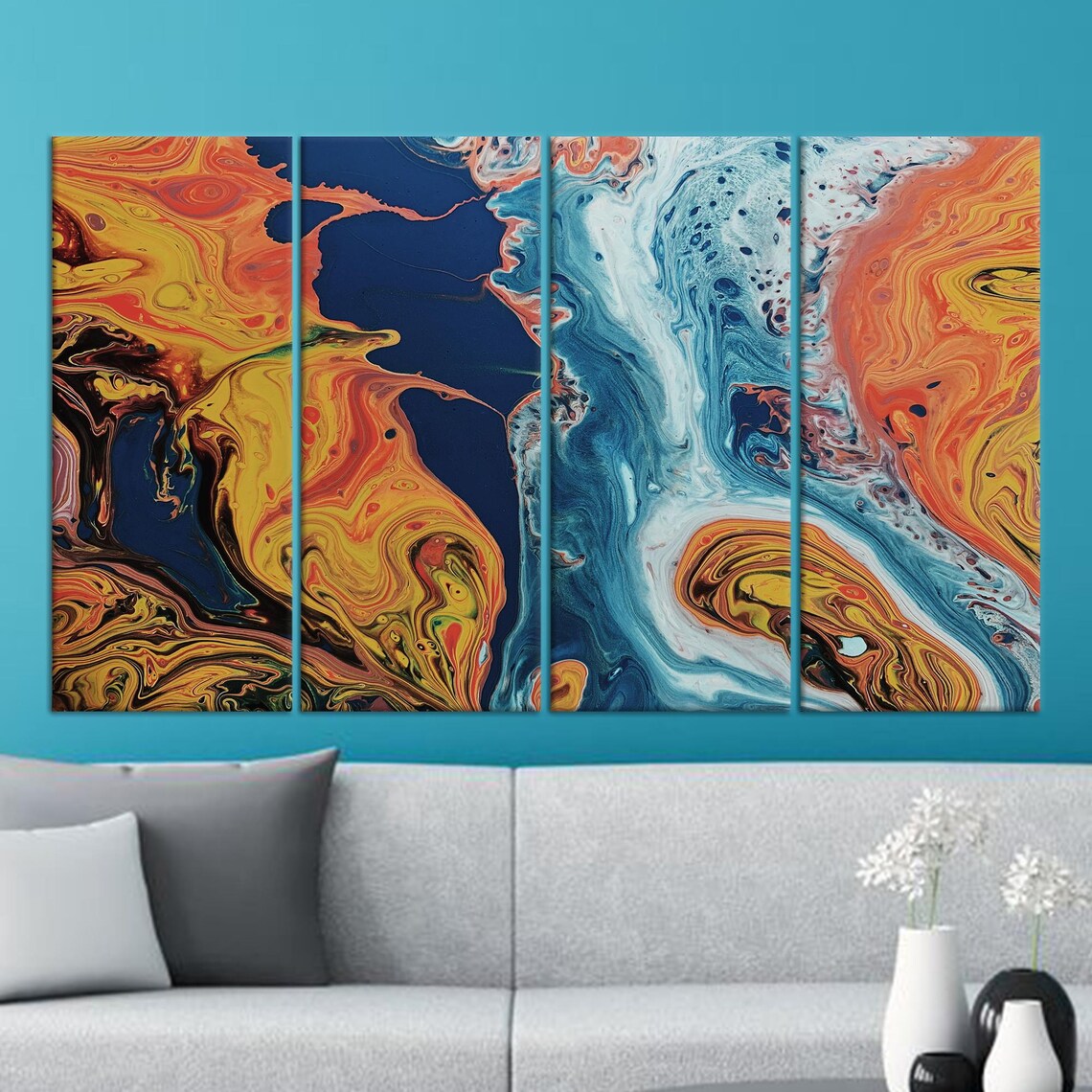 Abstract Glass Decor, Modern Grandma Gift - Image 2