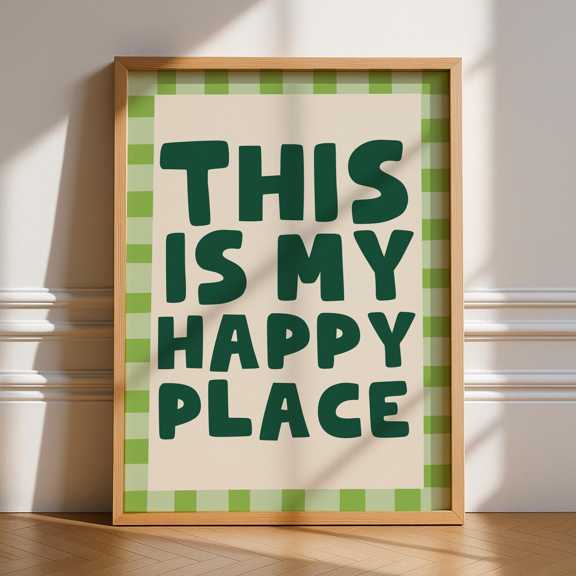 This Is My Happy Place Italy Typography Art Print