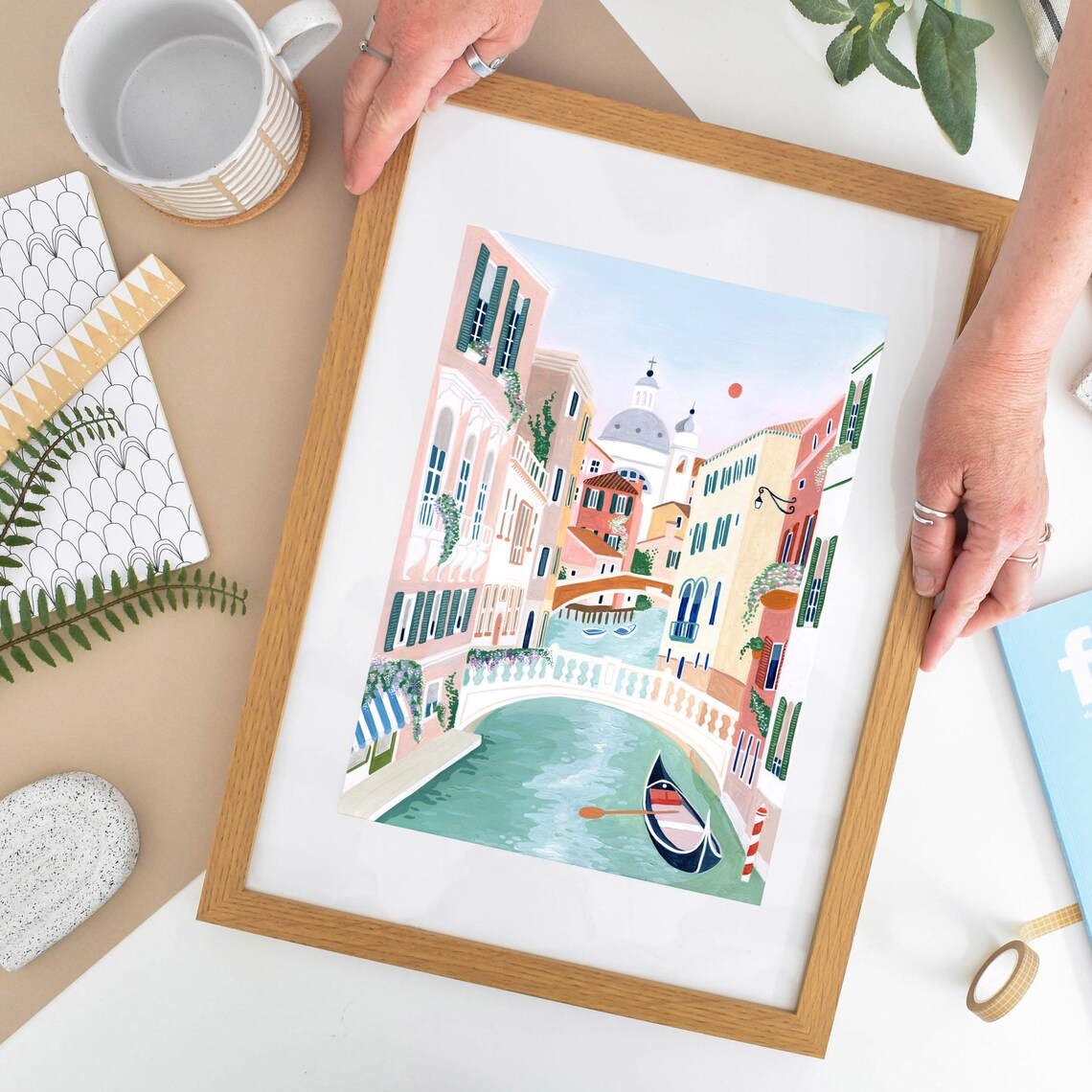 Venice Italy Travel Poster, Venezia Wall Art Print - Image 4