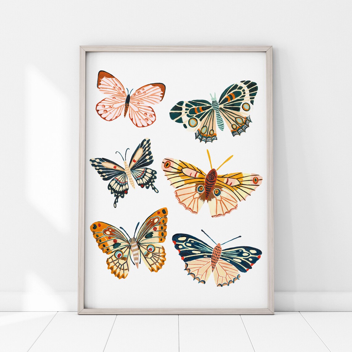 Butterfly Wall Art Insect Print, Nursery Decor - Image 3