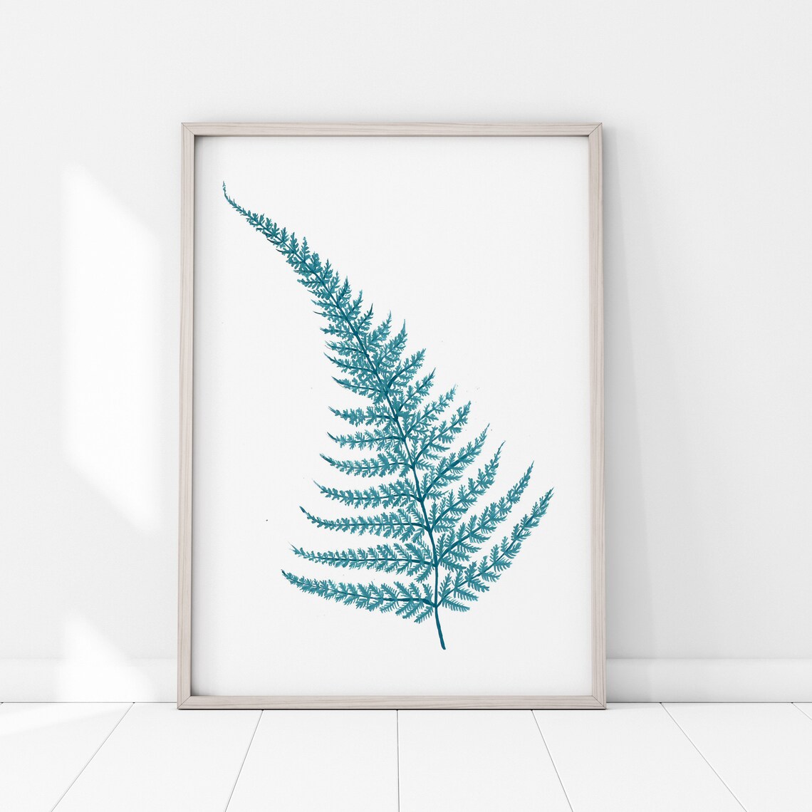 Fern Botanical Watercolour Art Print, Home Decor - Image 3