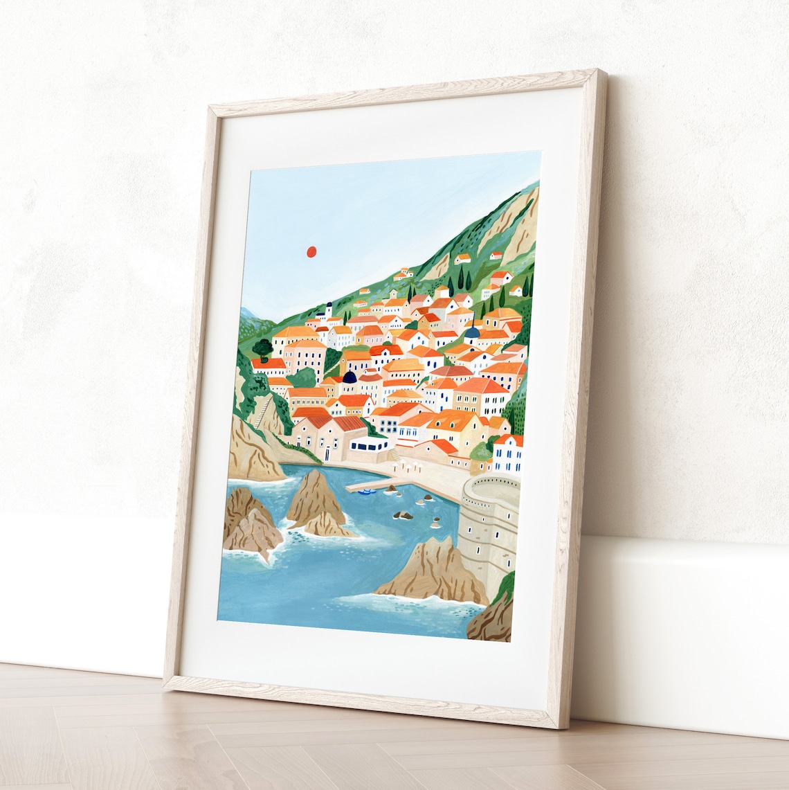 Dubrovnik Travel Gift Home Decor Poster Print - Image 2