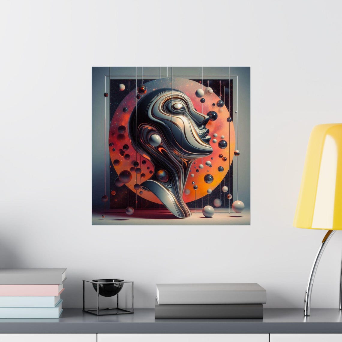 Cosmic Portrait Matte Vertical Posters Futuristic Wall Art Space Themed Decor Celestial Gift Modern Home Art - Image 2