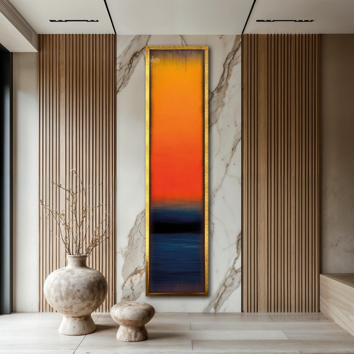 Mark Rothko Art Print Abstract Wall Decor Large Vertical Art For Living Room Long Thin Wall Art Modern Minimalist Art Gift Idea