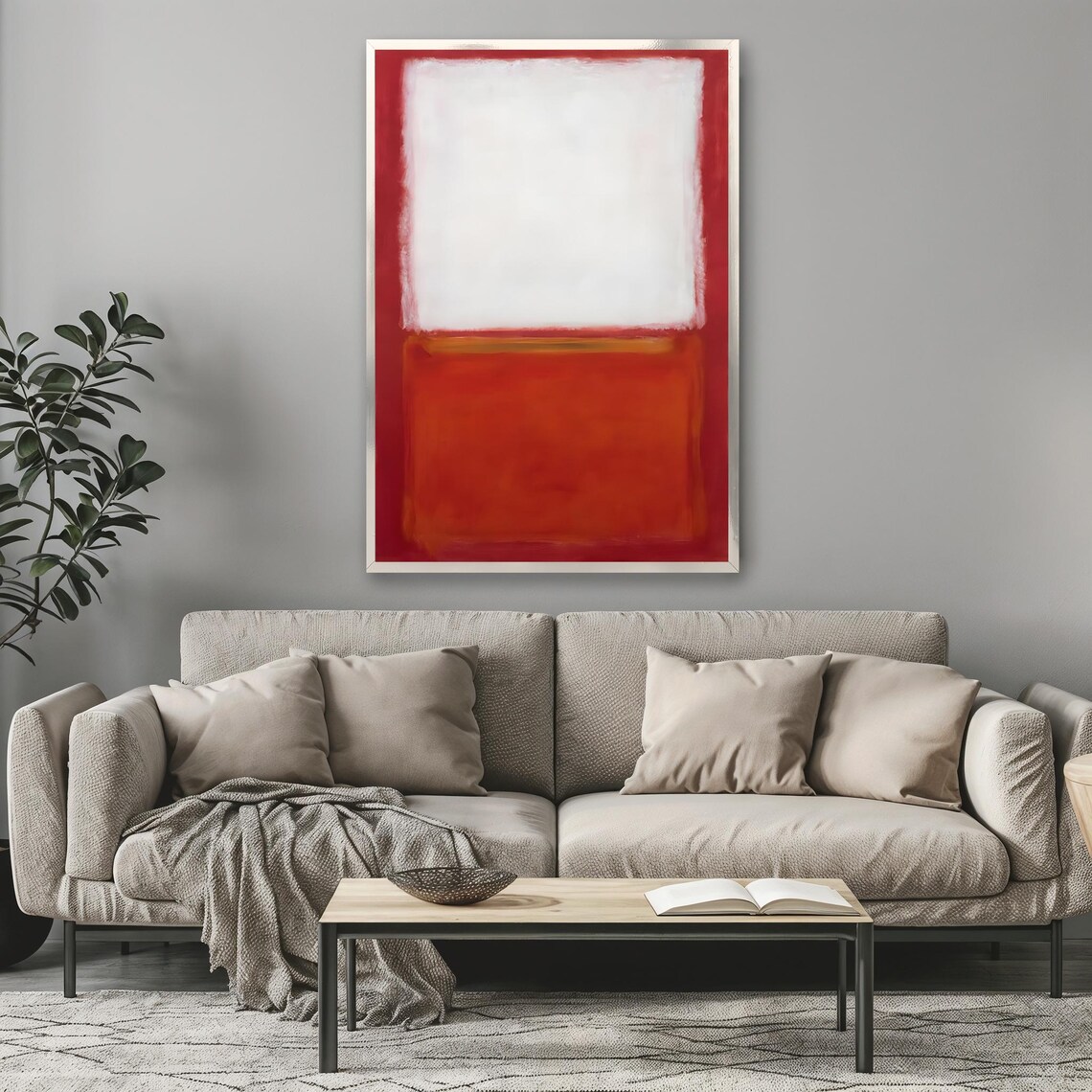 Mark Rothko Reproduction Abstract Wall Art - Image 3