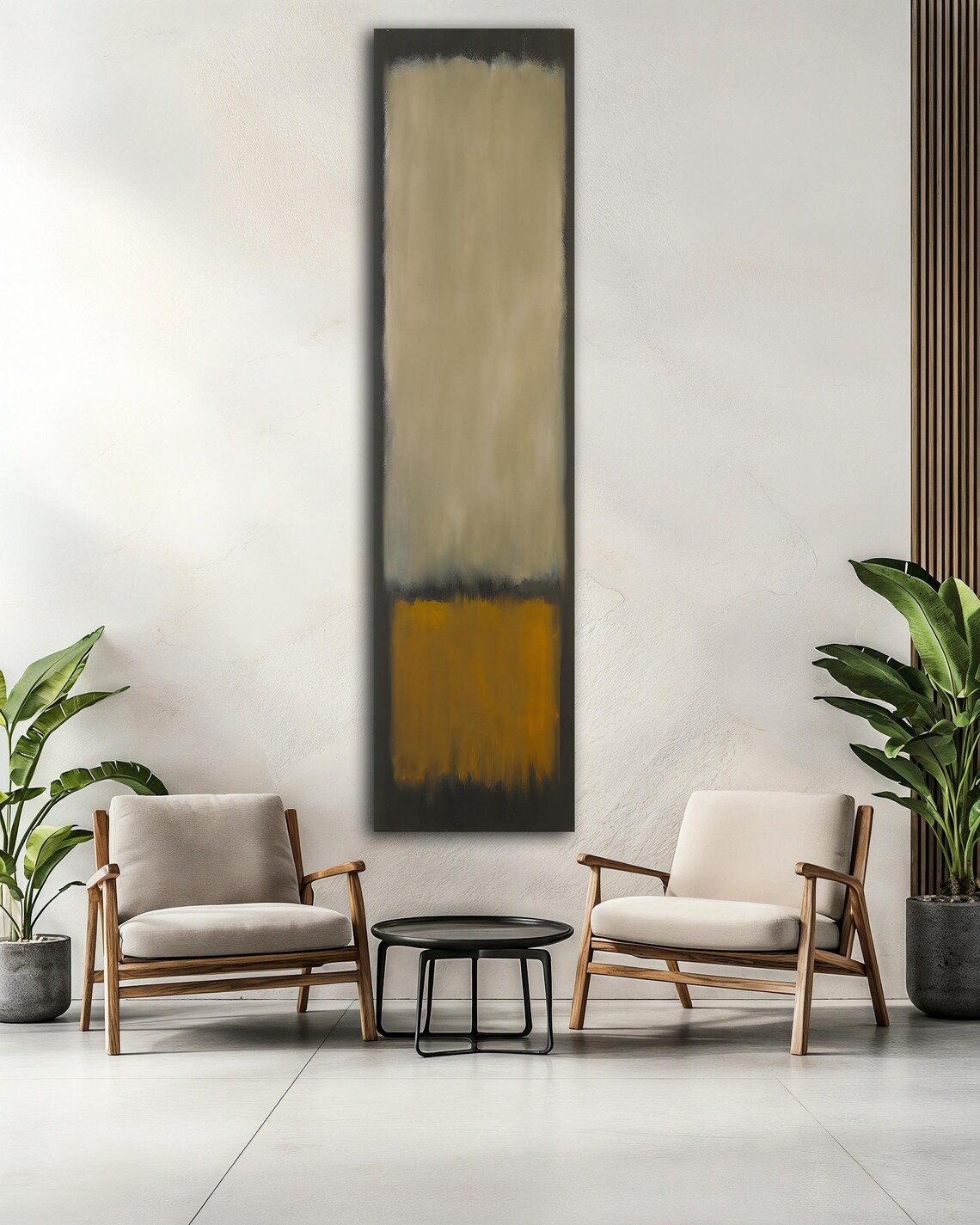 Mark Rothko Inspired Art Print Narrow Wall Art Abstract Rothko Vertical Painting Rothko Modern Home Decor Unique Gift - Image 2
