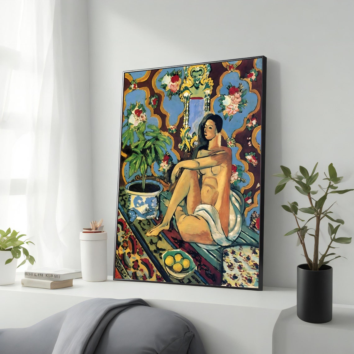Henri Matisse Decorative Figure Print Ready To Hang Abstract Wall Art Modern Painting Expressionism Art