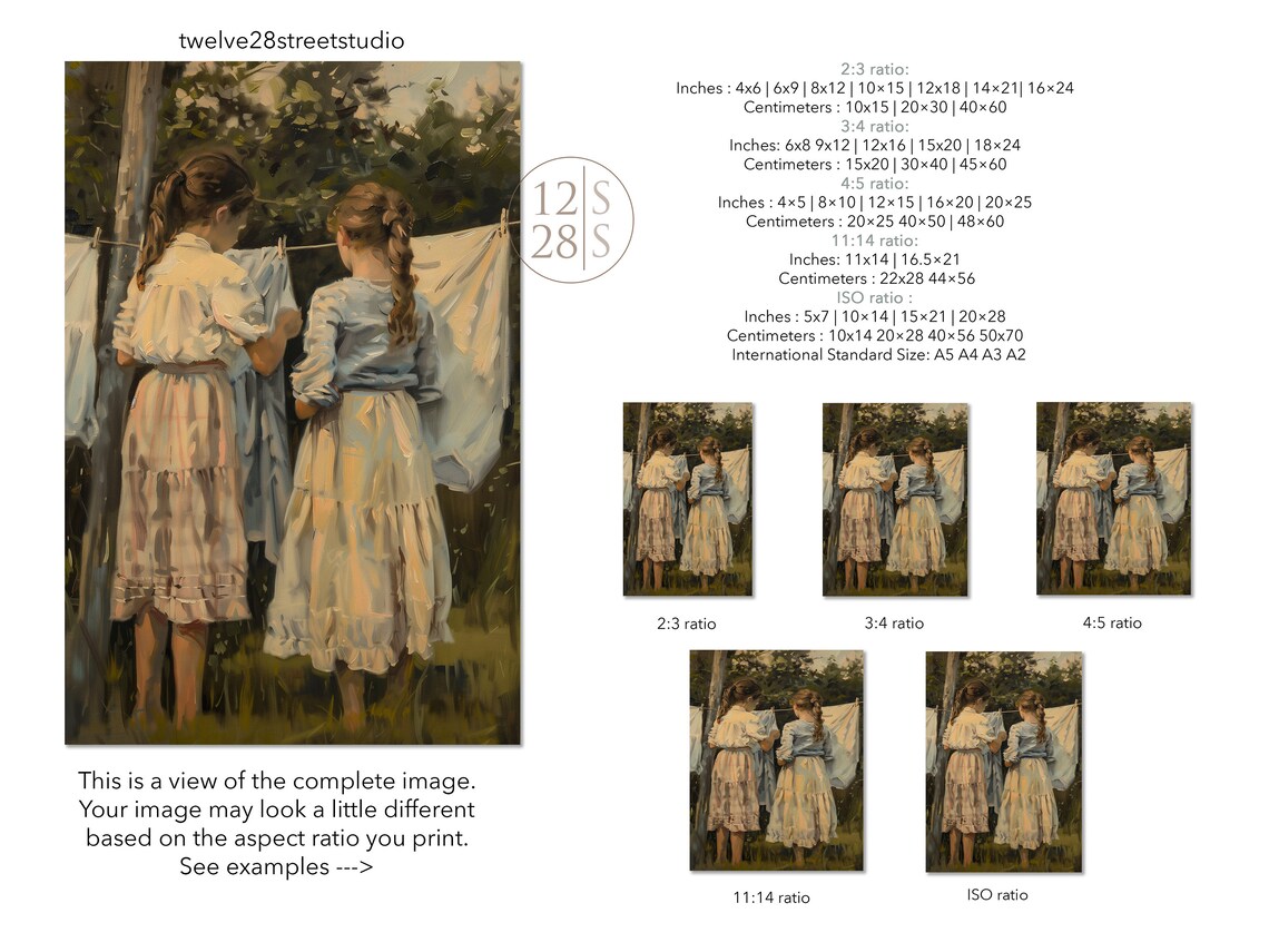 Laundry Room Vintage Farmhouse Art Print - Image 2