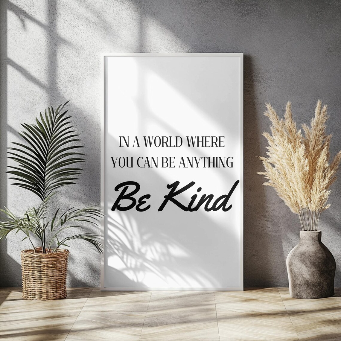 Be Kind Quote, Minimalist Typography Art Print - Image 2