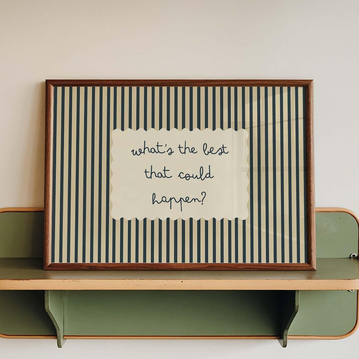 Whats The Best That Could Happen? Poster, Retro Quote