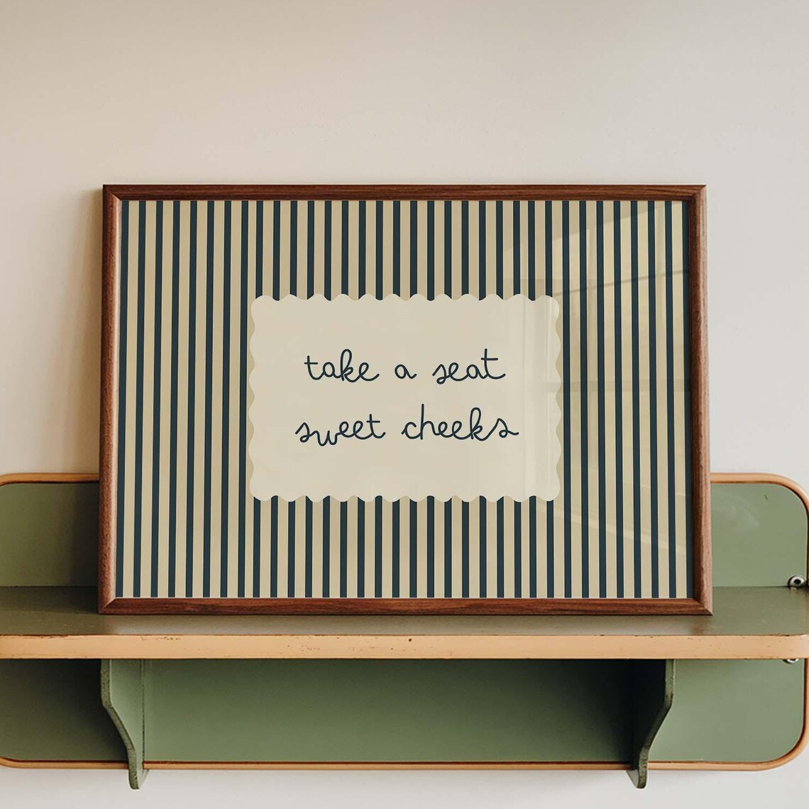 Take A Seat Sweet Cheeks, Funny Bathroom Decor
