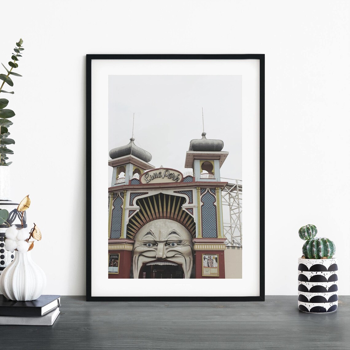 Luna Park Melbourne Australia Travel Poster