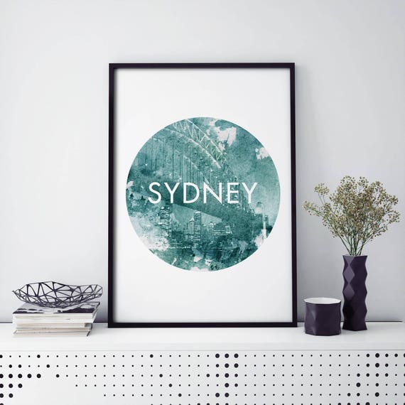 Sydney Harbour Bridge Watercolour Art Print