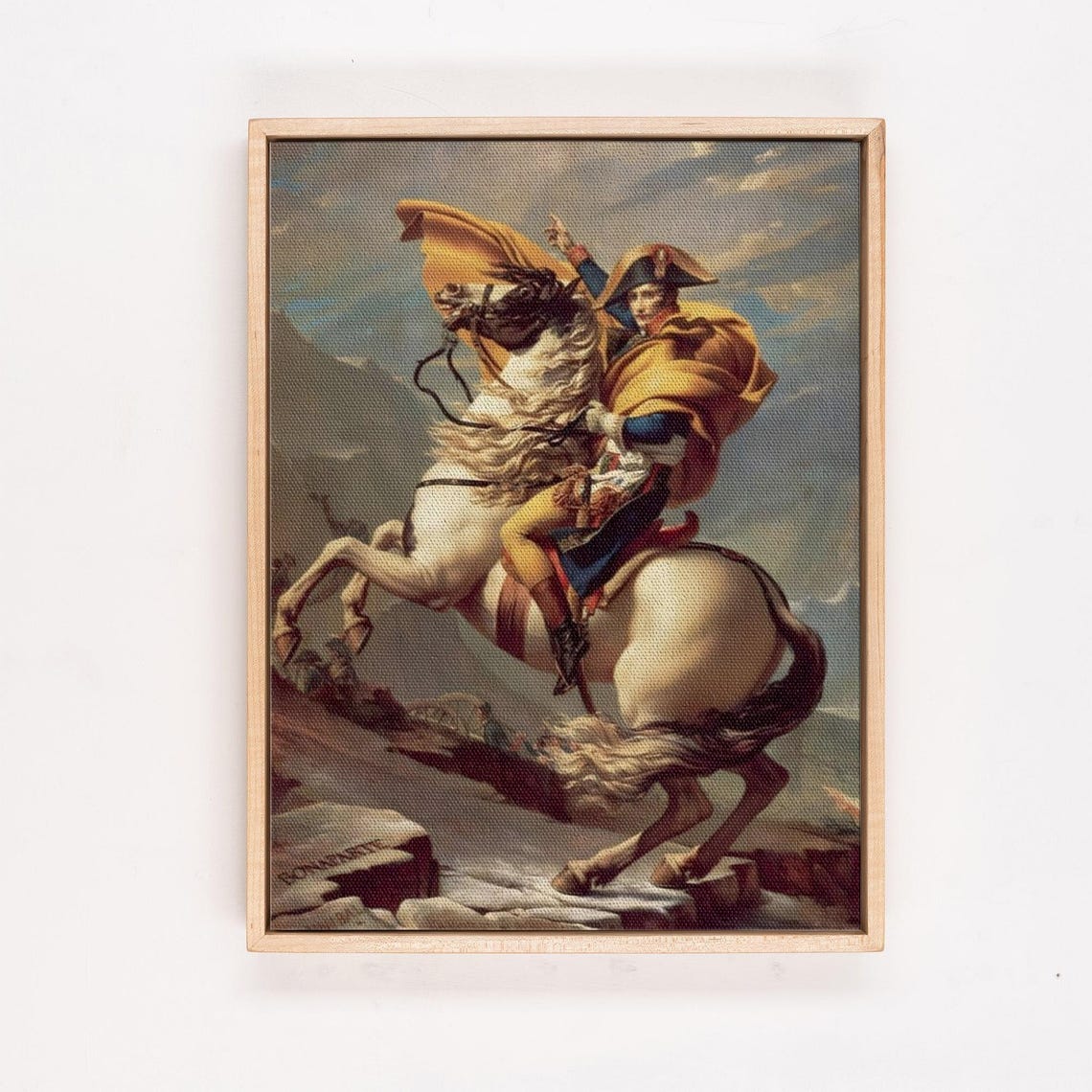 Napoleon Crossing The Alps Wall Print Large Wall Hanging Framed Wall Art Housewarming Gifts Modern Wall Decor - Image 4