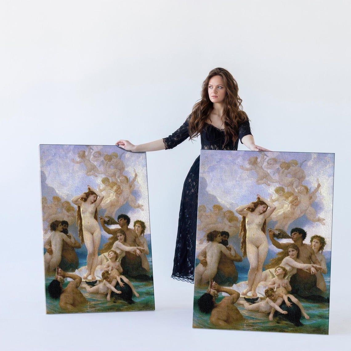 Bouguereau The Birth Of Venus Classic Art Reproduction Poster - Image 5