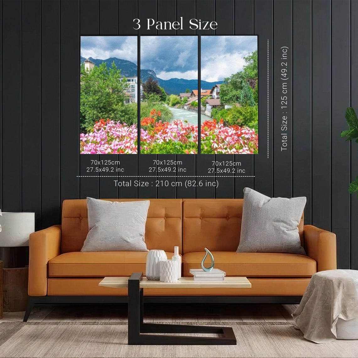 Beautiful River View In Garmisch Partenkirchen Germany Wall Art Landscape Wall Table Nature Decor Nature Wall Decor - Image 2