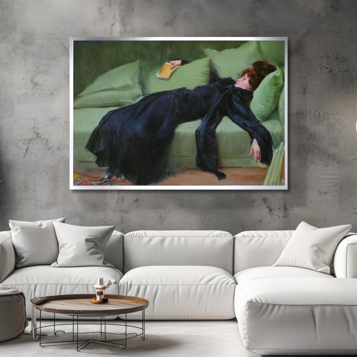 Repose Boldini Art Print Realism Masterpiece Ready To Hang Decoration - Image 2