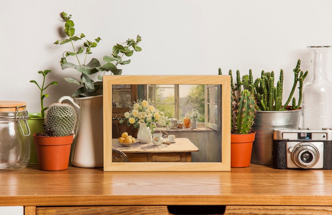 Vintage Kitchen Still Life, Kitchen Wall Art Print - Image 2