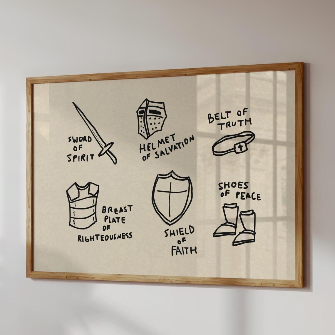 Armor Of God, Ephesians 6:10-18 Art Print
