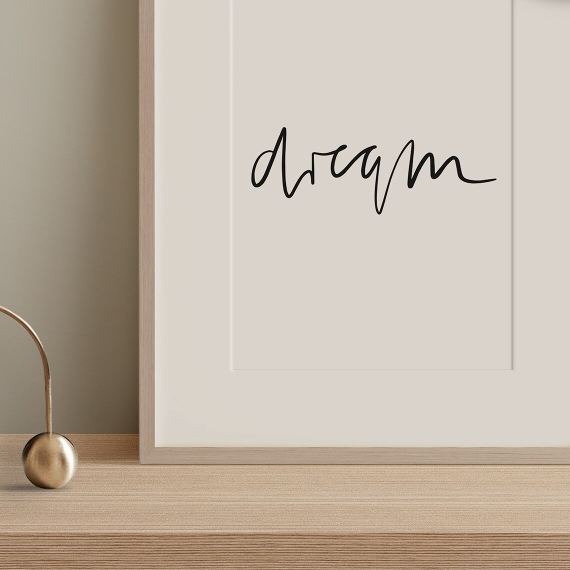 Minimalistic Vision Typography Art Print - Image 2